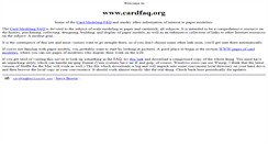 Desktop Screenshot of cardfaq.org